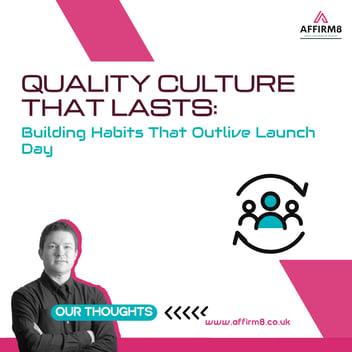 How to build a quality culture that lasts